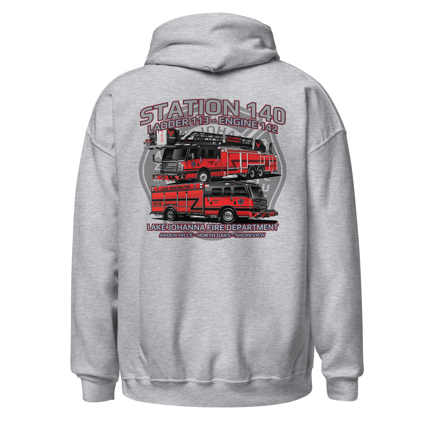 Station Series - Updated LJFD Station 140 - Unisex Hoodie