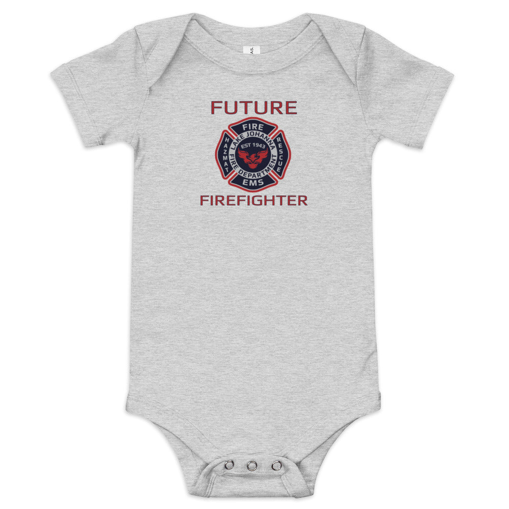 LJFD - Future Firefighter Baby short sleeve one piece
