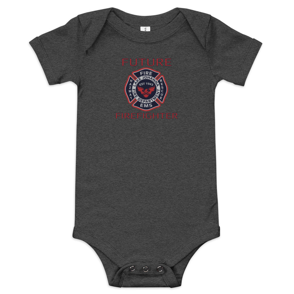 LJFD - Future Firefighter Baby short sleeve one piece