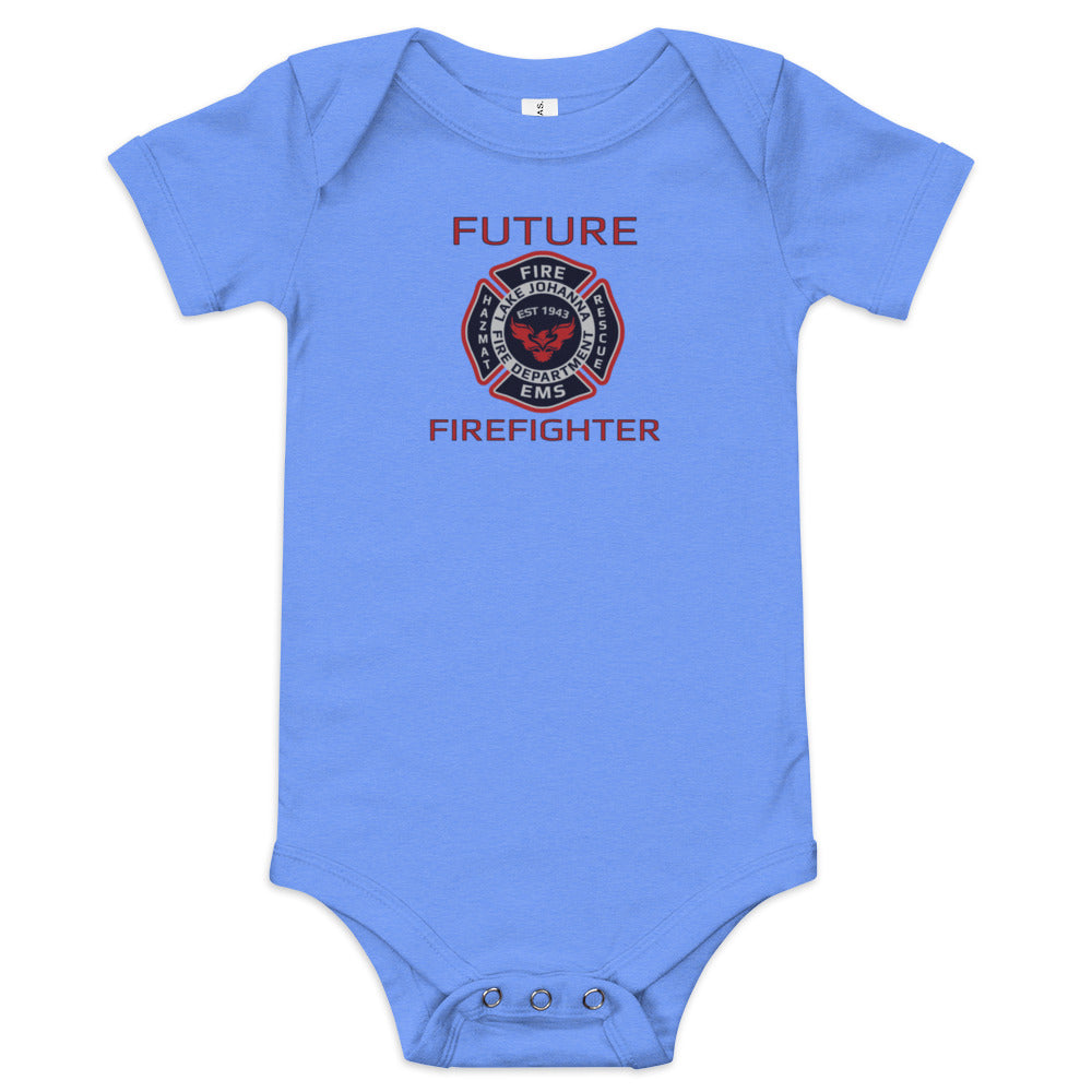 LJFD - Future Firefighter Baby short sleeve one piece