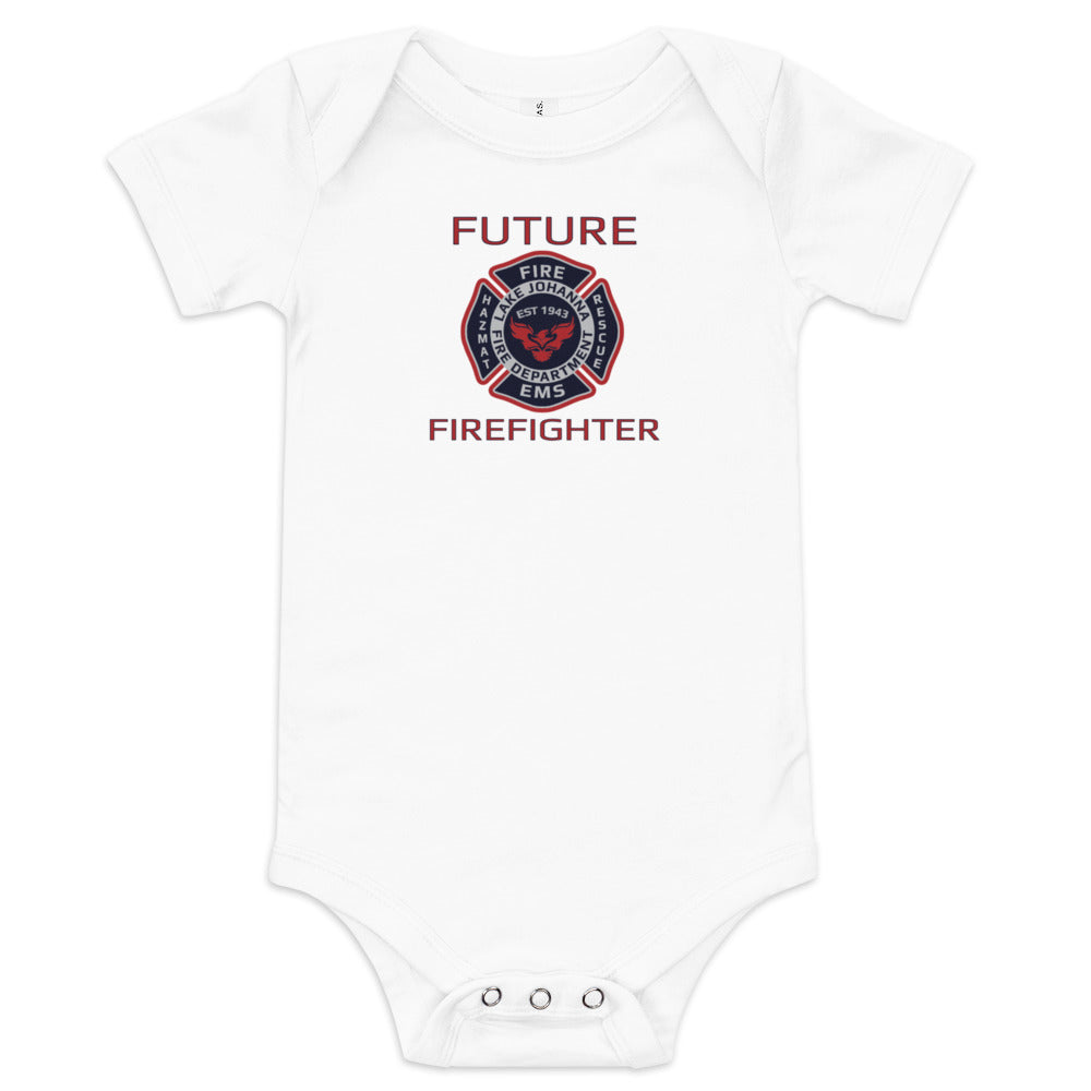 LJFD - Future Firefighter Baby short sleeve one piece