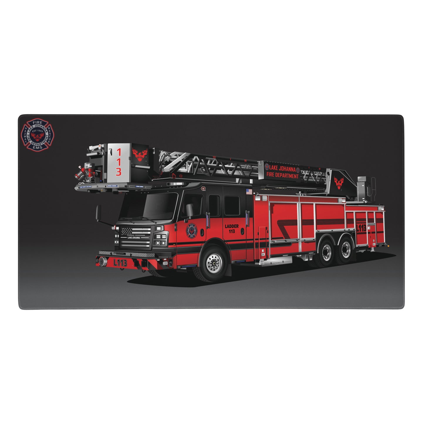 LJFD L113 Desk Mat - Design 1