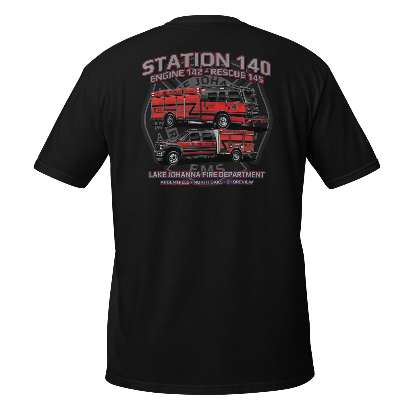 Station Series - LJFD Station 140 - Unisex Ringspun T-Shirt