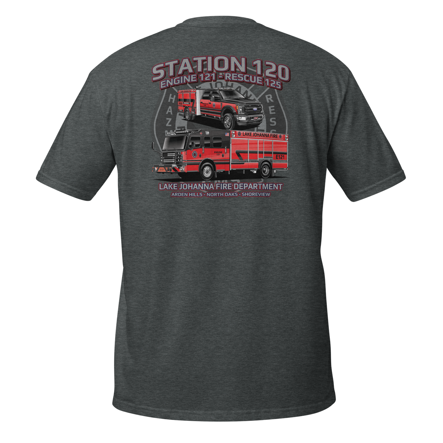 Station Series - LJFD Station 120 - Unisex Ringspun T-Shirt