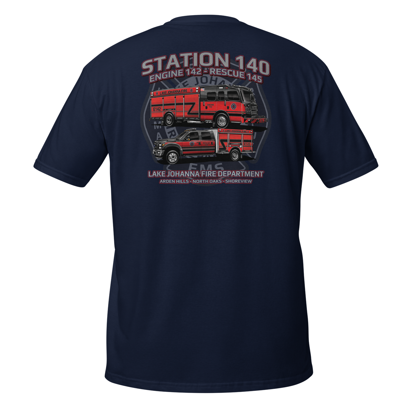 Station Series - LJFD Station 140 - Unisex Ringspun T-Shirt