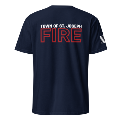 St. Joseph Fire White Front Logo - Short Sleeve T-Shirt