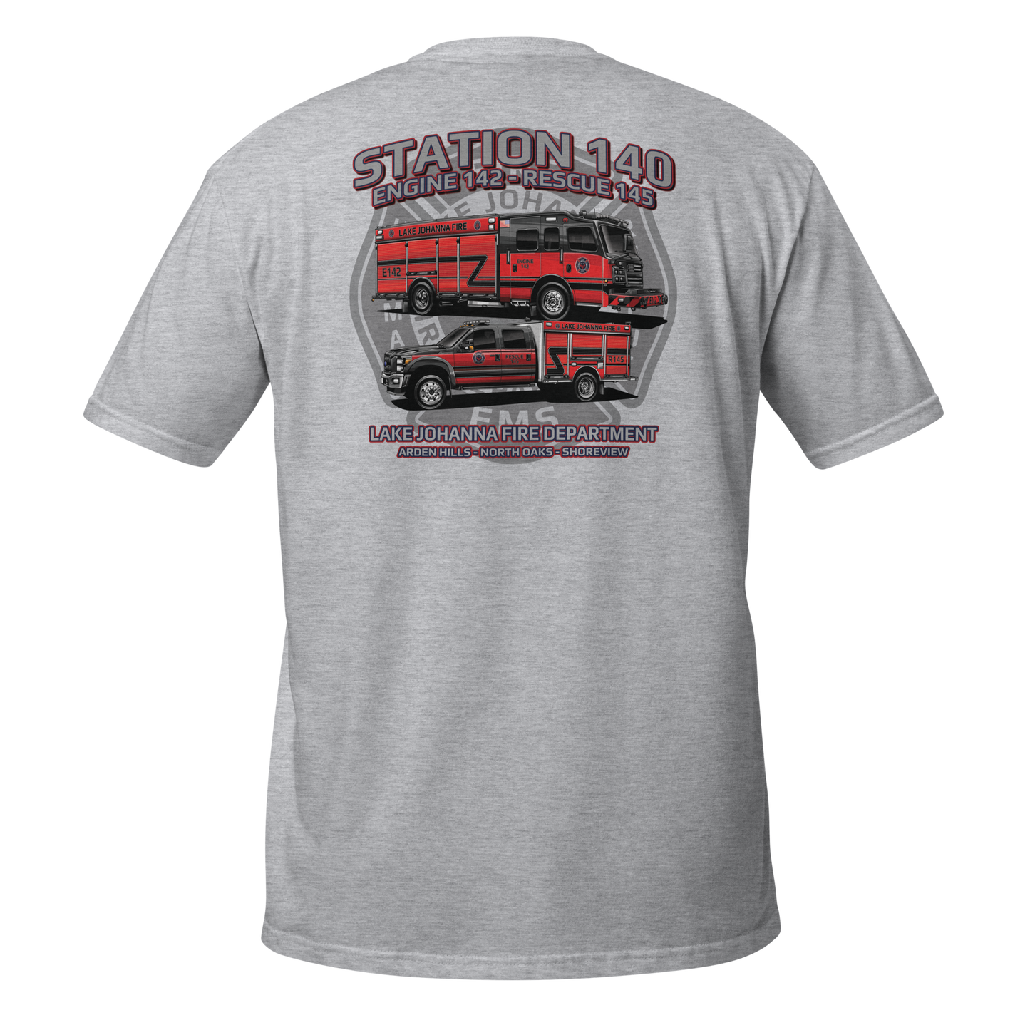 Station Series - LJFD Station 140 - Unisex Ringspun T-Shirt