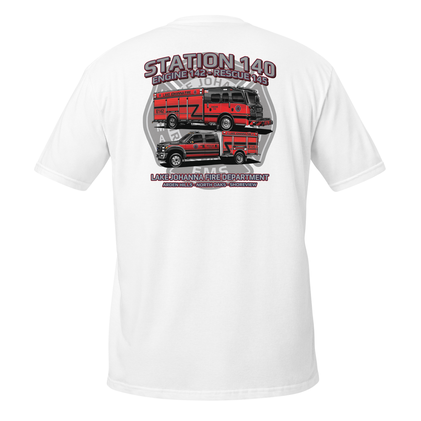 Station Series - LJFD Station 140 - Unisex Ringspun T-Shirt