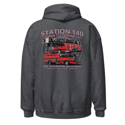 Station Series - Updated LJFD Station 140 - Unisex Hoodie