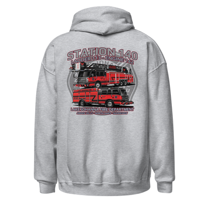 Station Series - Updated LJFD Station 140 - Unisex Hoodie
