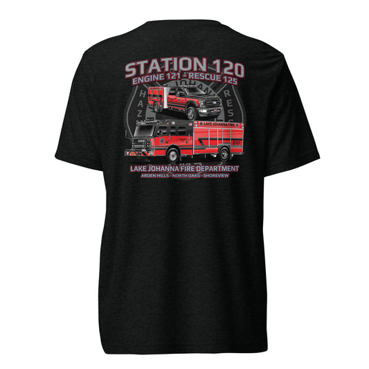 Station Series - LJFD Station 120 - Tri-Blend T-Shirt