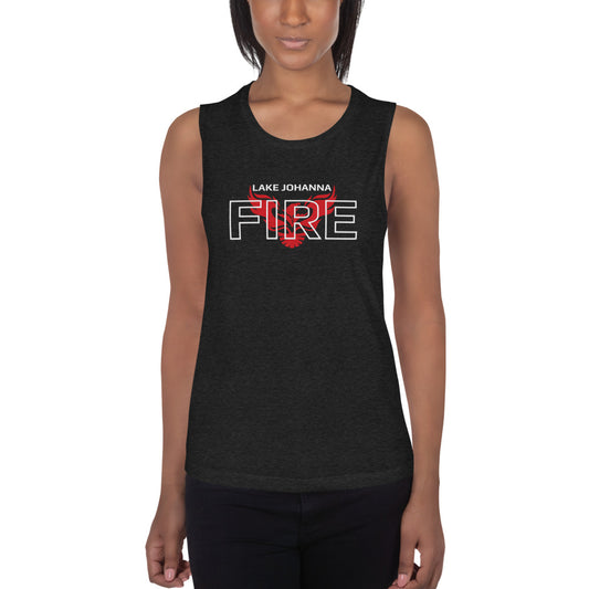 LJFD - Phoenix Logo - Ladies’ Muscle Tank